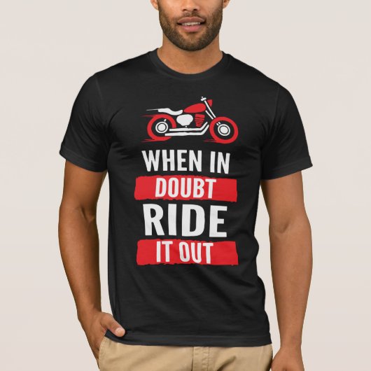 バイクおもしろいTシャツ Tシャツ (正面)