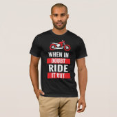 バイクおもしろいTシャツ Tシャツ (正面フル)