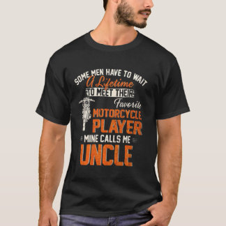 バイクお気に入りののダートバイクプレーヤーがUと呼ぶ Tシャツ