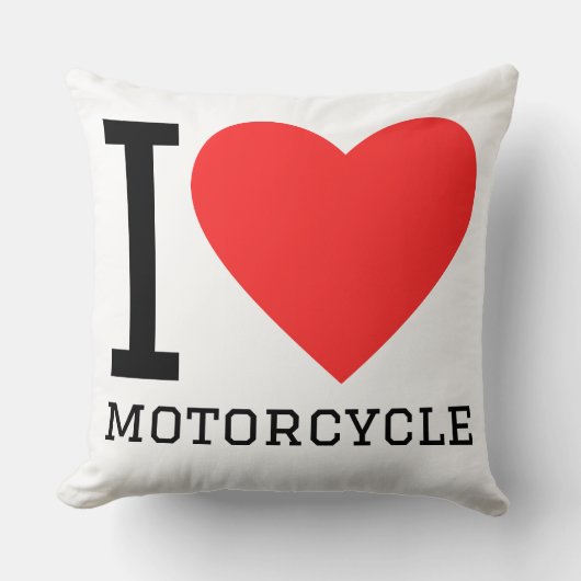 バイクが大好き クッション (正面)