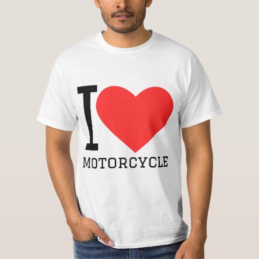バイクが大好き Tシャツ (正面)