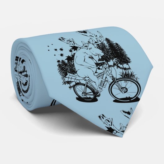 バイクで動く ネクタイ (ロール)