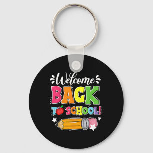 バイクで学校へようこそ 学校の初日 先生 キーホルダー