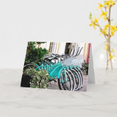 バイクで戻って下さい カード (黄色い花)