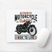 バイクで生きる マウスパッド (マウス)