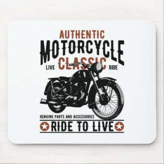 バイクで生きる マウスパッド