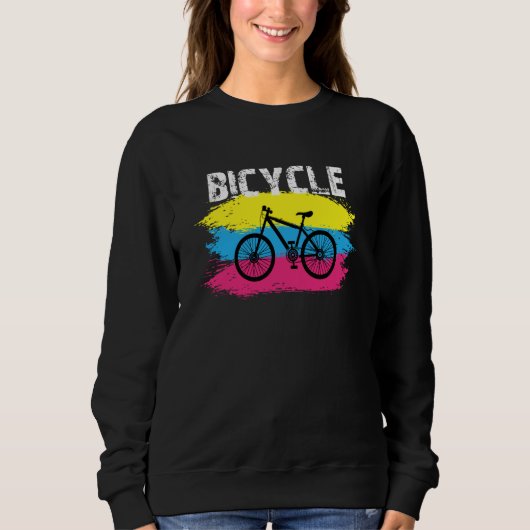 バイクとサイクリング 22 スウェットシャツ (正面)