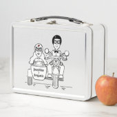 バイクとシデカ結婚ルの贈り物 メタルランチボックス (インサイチュ)