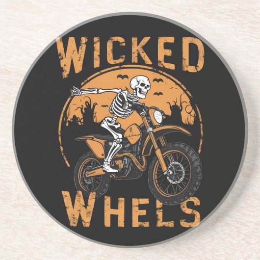 バイクと幽霊路 コースター (正面)