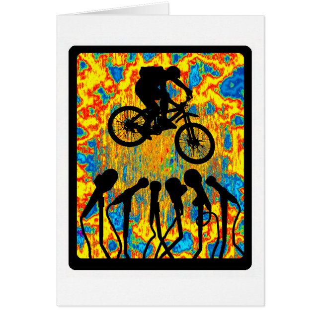 バイクによってすごい音波 (正面)