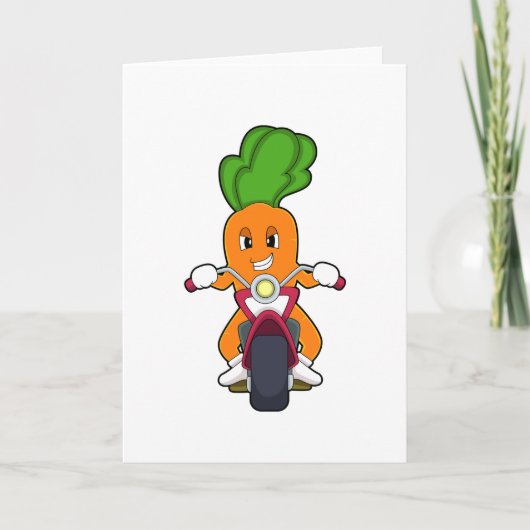 バイクに乗ったキャロット.PNG カード (正面)