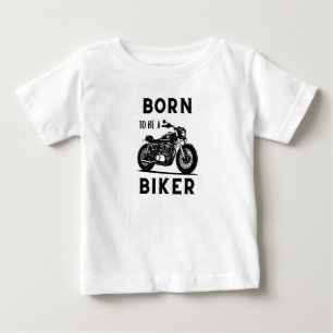 バイクに乗るために生まれたキッズTシャツ ベビーTシャツ