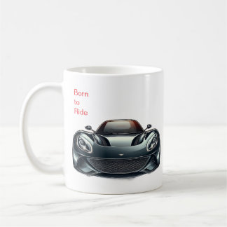 バイクに乗るために生まれた コーヒーマグ / バイカーギフト モーターサイクリスト用 コーヒーマグカップ