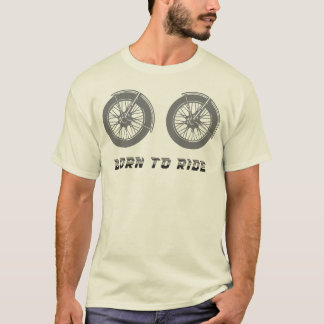 バイクに乗るために生まれた ホイール Tシャツ