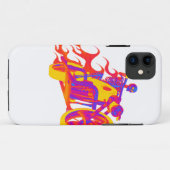 バイクに乗るスケルトン Case-Mate iPhoneケース (裏面(横))