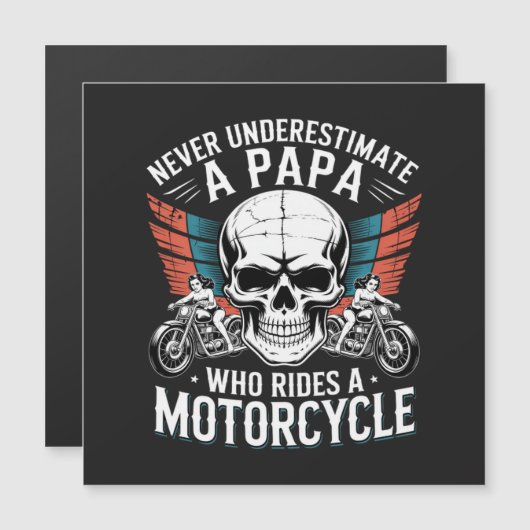 バイクに乗るパパライダー (正面/裏面)
