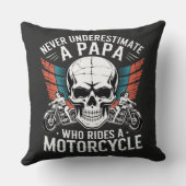 バイクに乗るパパライダー クッション (裏面)