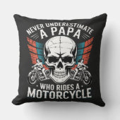 バイクに乗るパパライダー クッション (正面)