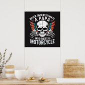バイクに乗るパパライダー ポスター (キッチン)