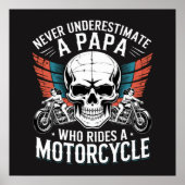 バイクに乗るパパライダー ポスター (正面)