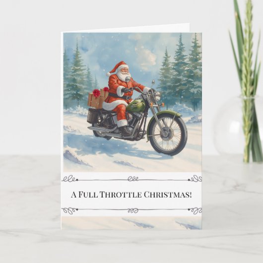 バイクに乗るリベルサンタ クリスマス (正面)