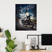 バイクに乗る幽霊 ポスター (ホームオフィス)