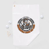 バイクに乗る猫好きのためのTシャツアート - モーターサイクル ゴルフタオル (インサイチュ)