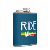 バイクに乗る フラスク (右)