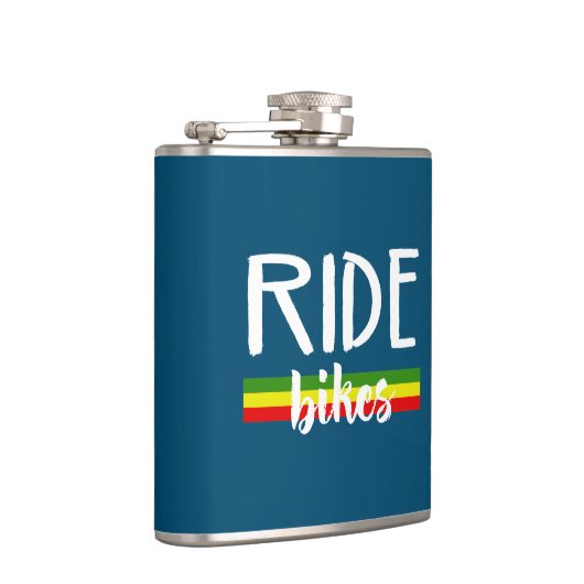 バイクに乗る フラスク (右)