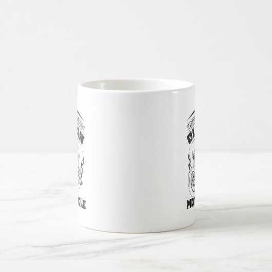 バイクに対する老人の情熱おもしろい、 コーヒーマグカップ (中央)