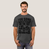 バイクのある人には癒しがある バ Tシャツ (正面フル)