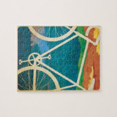 バイクのアートワーク-錫が付いているパズル-バイクNY ジグソーパズル (横)