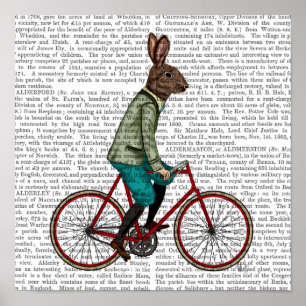 バイクのウサギ ポスター