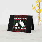 バイクのオフロードを走るのがどれほど楽しいか カード (黄色い花)