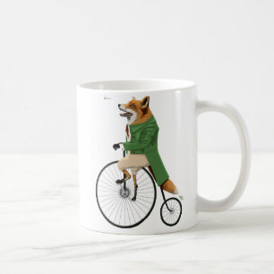 バイクのキツネ コーヒーマグカップ