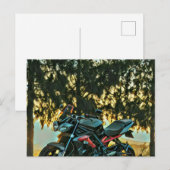 バイクのギフト ポストカード (正面/裏面)