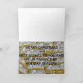 バイクのクリスマスカードにサンタさん シーズンカード (内部)