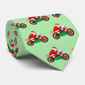 バイクのクリスマス ネクタイ (ロール)