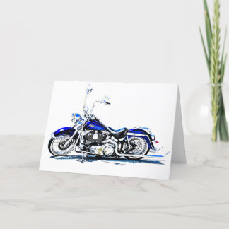バイクのグリーティングカード シーズンカード