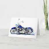 バイクのグリーティングカード シーズンカード (正面)