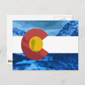 バイクのコロラド州の郵便はがき ポストカード (正面/裏面)