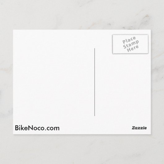 バイクのコロラド州の郵便はがき ポストカード (裏面)