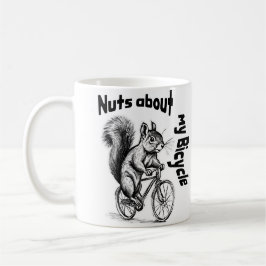 バイクのサイクリングの贈り物にリス コーヒーマグカップ