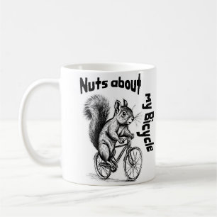 バイクのサイクリングの贈り物にリス コーヒーマグカップ