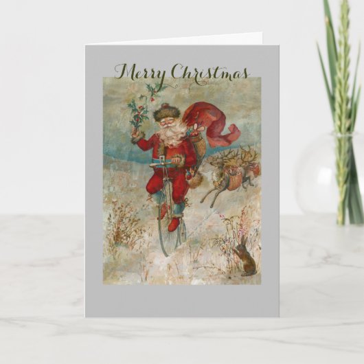 バイクのサンタクロース シーズンカード (正面)