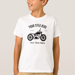 バイクのスピードと自由のデザイン Tシャツ