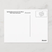 バイクのスペルチェック，挨拶… ポストカード (裏面)