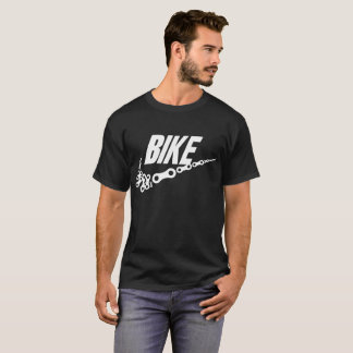 バイクのチェーン・リンクのSwooshの不足分の袖のGildanのティーBm Tシャツ