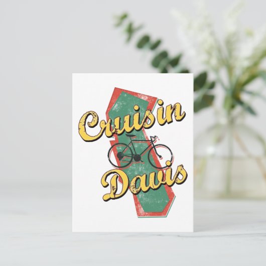 バイクのデービスの巡航カリフォルニア ポストカード (スタンド正面)