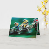 バイクのトレーディングカード カード (黄色い花)